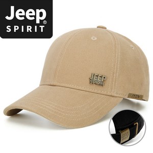 JEEP SPIRIT 지프스피릿 스포츠 캐주얼 야구 모자 CA0152 A0602 (Sticker 증정), 사계절, 카키