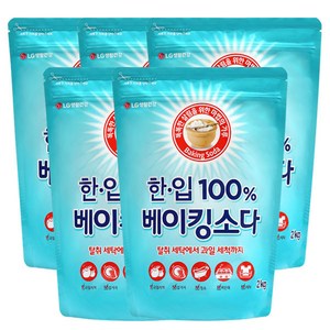 한입 베이킹소다 알파, 2kg, 5개