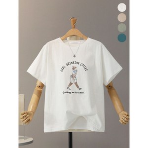 모노시크 에쉘티 브래드 걸 라운드 티셔츠 MNTG133