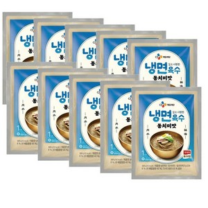 CJ 제일제당 냉면육수 동치미맛, 300g, 10개