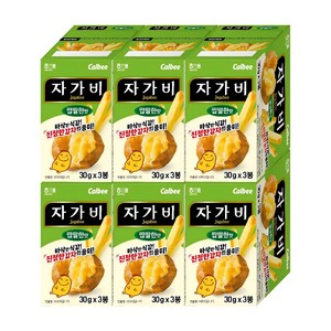 해태 자가비 짭잘한맛 90g 6팩, 6개