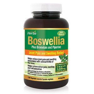 보스웰리아 3300mg 120식물성캡슐 10배 농축 보스웰릭산 브로멜라인 피퍼린 허바캐나다, 6병/120정, 6개, 120정