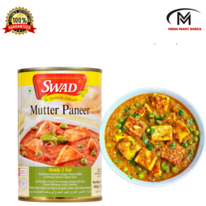 SWAD MATER PANEER 머터 파니르 450G( 인도 카레), 450g, 1개