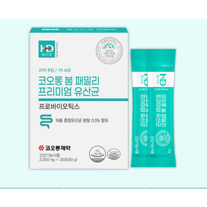 코오롱제약 봄패밀리 프리미엄 프로바이오틱스 유산균 [1+1기획], 3개, 30회분