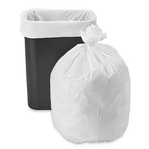 흰색 배접 쓰레기 비닐봉투, 200개, 40L