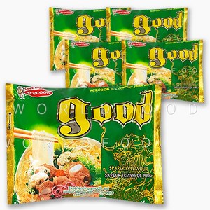 베트남라면 굿 버미셀리 GOOD mien phu huong suon heo 56g, 5개, 5개