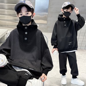 비비키드 남아 봄 가을 상하복 세트 주니어 의류 데님세트 초중생 캐쥬얼 긴팔티 긴바지 초등생 츄리닝