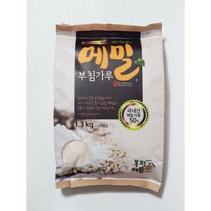 봉평메밀농원 메밀부침가루 ( 국내산메밀 50 % 사용 ), 1개, 1.3kg