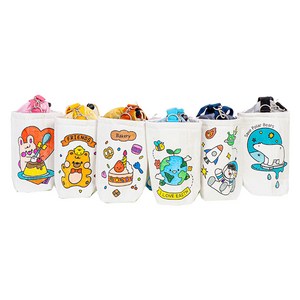 [문구티쳐] 민화샵 고급 텀블러백 7중택1 보온냉백 생활방수 에코 텀블러 크로스가방 만들기 DIY 색칠하기 물병가방, 민화 *고급*텀블러백_우주, 1개