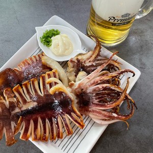 반건조오징어 마른오징어 건오징어 피데기 반건오징어, 1박스, 반건조 오징어 5미 350g