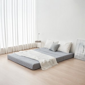 더릭스홈 2레이어 3단 접이식 토퍼 매트리스