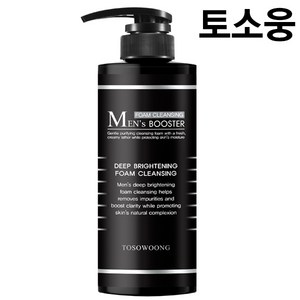 토소웅 맨즈부스터 딥 브라이트닝 폼클렌징, 1개, 500ml