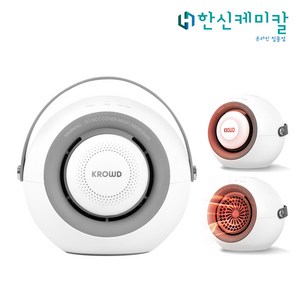 한신케미칼 크라우드 미니 팬히터 전기 온풍기 KR-H04, 크라우드 온풍기 1개