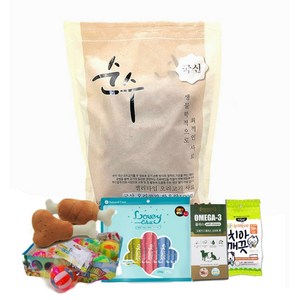 순수사료 1kg 국산오리고기로 만든 말랑한 잘먹는사료, 1.사료200그램추가, 1개