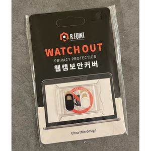 보안용 웹캠 커버 2종 세트 RF-WATCHOUT, 0                            0, 1세트