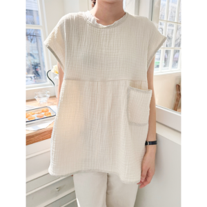 어텀31 맘스빕 엄마 턱받이 침받이 롱버전, 1개, 1매, 크림