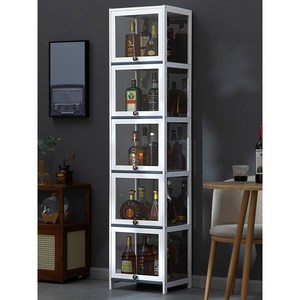 양주진열장 술장식장 위스키장 엔틱 술 양주장 술장 고급술 진열대 보관장 와인 유리 진열장, 3단 30길이