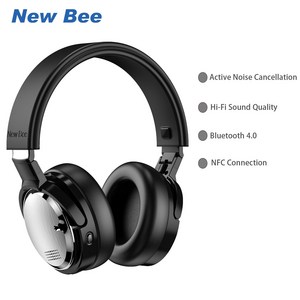 New Bee 노이즈캔슬링 블루투스 헤드셋 / 무선 
  헤드폰
