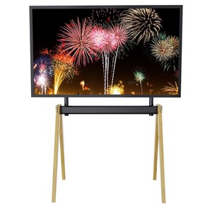 이젤형 TV거치대 삼성LG호환 40~75인치 이젤스탠드, HMH-86(블랙)