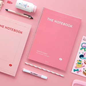 아이코닉 Basic notebook 라인노트 줄지공책 라인공책 공부노트 과목공책 필기노트 수학노트, 1개, 03 Flamingo