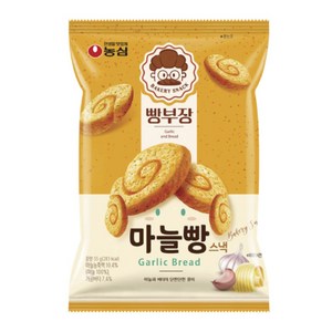 농심 빵부장 마늘빵, 55g, 16개