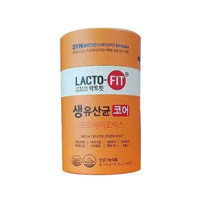 종근당 락토핏 생유산균 코어 1통(2개월분) 생 유산균, 120g, 1개