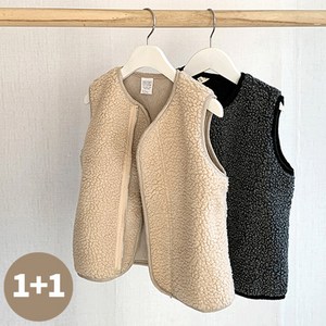루루베베 뽀글이 양털 조끼 1+1 아동 후리스 겨울 보아 덤블 집업 베스트 2종 세트