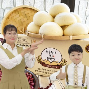 진짜 안흥손찐빵 국산팥 100%. 횡성군수가 인증한 품질 (1200g) 수제찐빵, 1.2kg, 1박스