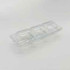 SH-3 마카롱 뚱카롱 3구 케이스 몸통+뚜껑 800개 카페 디저트, 1개