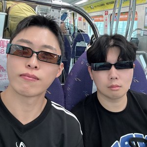 그 남자들 MZ 사각 패션 선글라스 남여공용