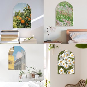 마이 리틀 윈도우 인테리어 아치 접착 포스터 90종, 23번 Sunflower Field, A3(297-420mm) 사이즈
