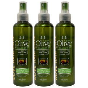 아임세레느 올리브 퀵 하드 스트레이트 워터 240ml, 3개