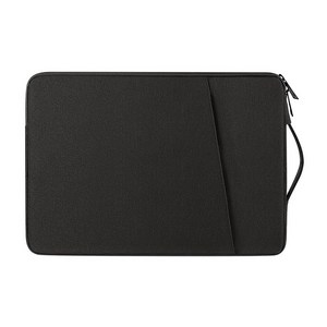 다앤다 포켓 노트북 파우치 삼성 맥북 LG 그램 13 15 15.6 인치 수납 손잡이 가방, 블랙