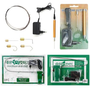 우드락/우드보드/아이소보드/골드폼/스티로폴 열선 커터기 모음 소형 대형 펜타입(나사형) 리필, 우드락 커터기 열선 리필