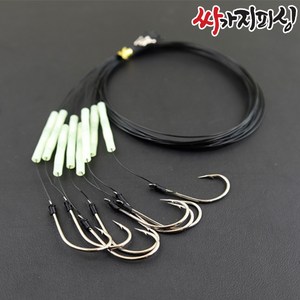 꼬임방지용 우럭채비 우럭선상낚시 침선 어초 채비 어피바늘 낚시바늘, 꼬임방지바늘26호(8개입)