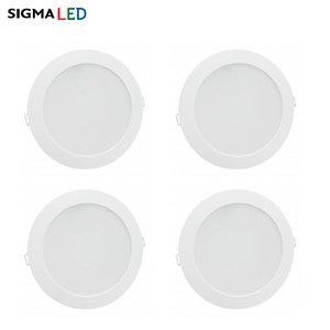 시그마 LED 다운라이트 LSD620D 20W 4p, 주광색, 4개