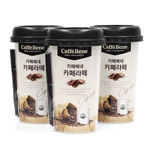 카페베네 카페라떼, 200ml, 20개