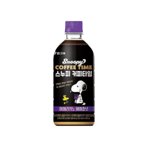 스누피 커피타임 아메리카노헤이즐넛 페트음료 500ml x 6개, 24개