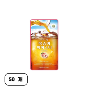 발란스그로우 복숭아 아이스티, 230ml, 50개