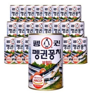 펭귄 꽁치보일드 통조림, 400g, 11개