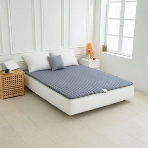 자미니 천연탄소 프리미엄 카본매트 그레이 전자파 없는 탄소전기매트, 퀸 분리난방(150x200cm)