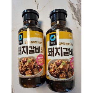 청정원 돼지갈비 양념 2p, 1kg, 1개