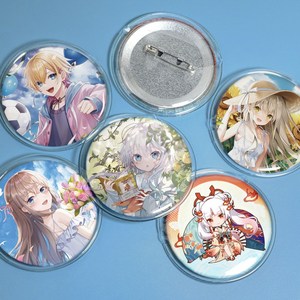 캔뱃지 PVC 커버 5장, 원형지름63mm, 5개