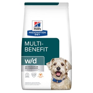힐스 독 wd w/d 멀티베네핏 12.5kg - 강아지 체중 혈당관리 처방사료, 1개, 다이어트(체중감소)