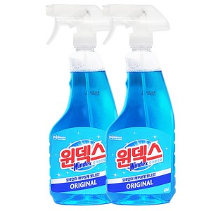 윈덱스 분무기형 유리세정제, 500ml, 2개