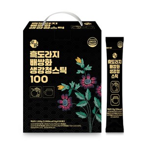 로웰팜 흑도라지배쌍화생강청스틱, 100개, 10g