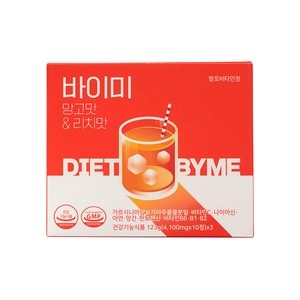 바이미 망고맛&리치맛 1BOX (가르시니아 다이어트 발포비타민), 1박스, 30정