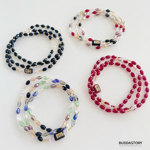 크리스탈 에너지밸런스 3단 부적팔찌