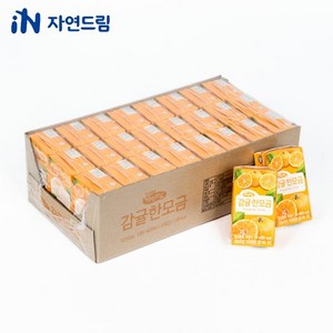 자연드림 감귤한모금 120ml x (24개입) 해양심층수 어린이음료 간식, 24개