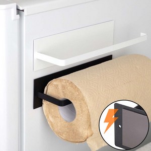 자석 키친타올걸이 홀더 거치대, 화이트, 1개